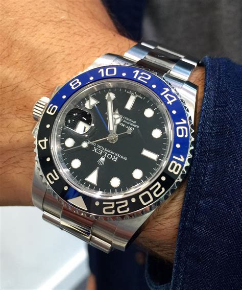 rolex gmt ii batman for sale|rolex gmt master 11 batman.